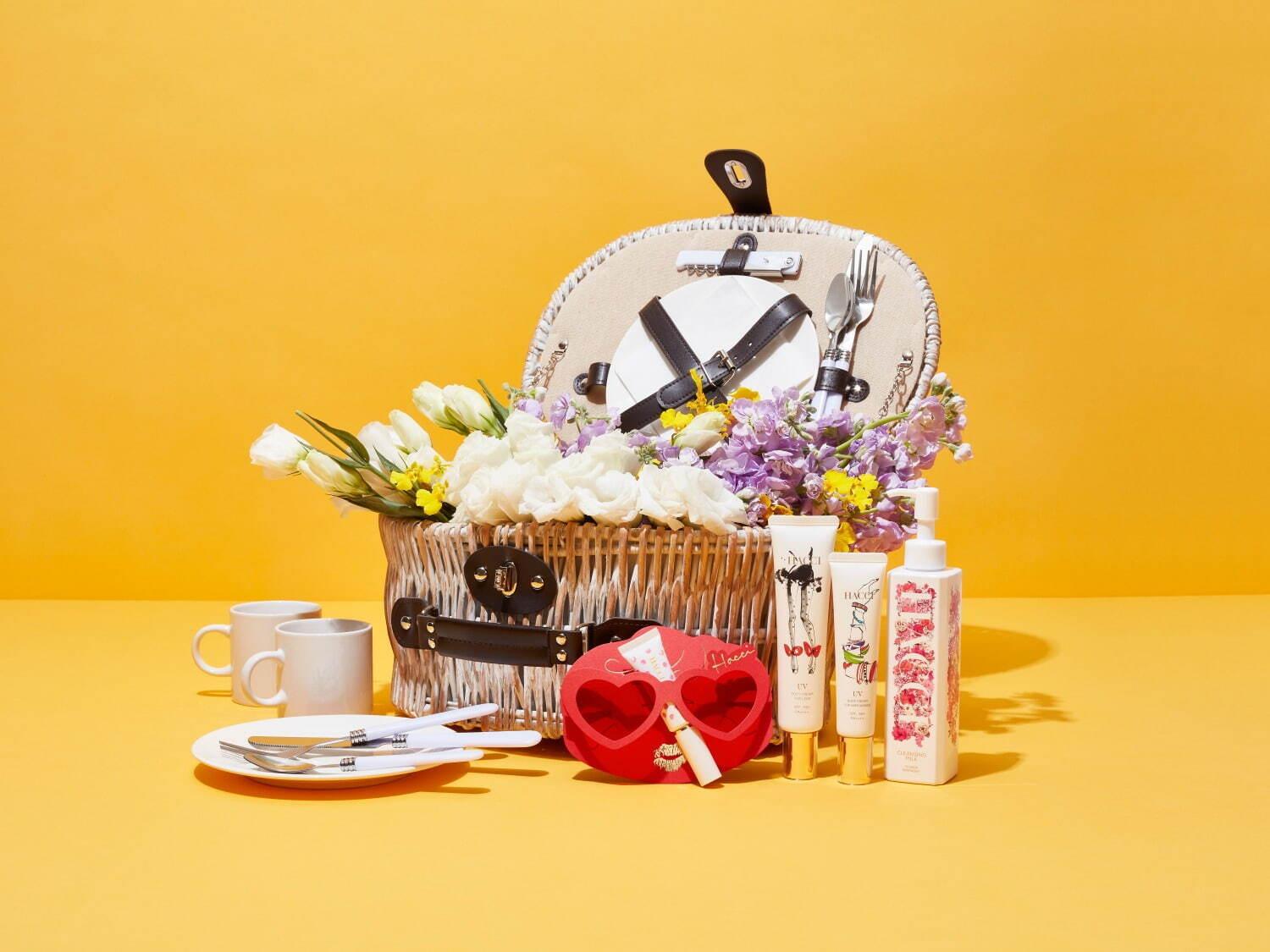 HACCIの21年夏コフレ、ピクニックバッグ&“はちみつ”ボディ用UVクリームの現品セット コピー HACCIの21年夏コフレ、ピクニックバッグ&“はちみつ”ボディ用UVクリームの現品セット コピー