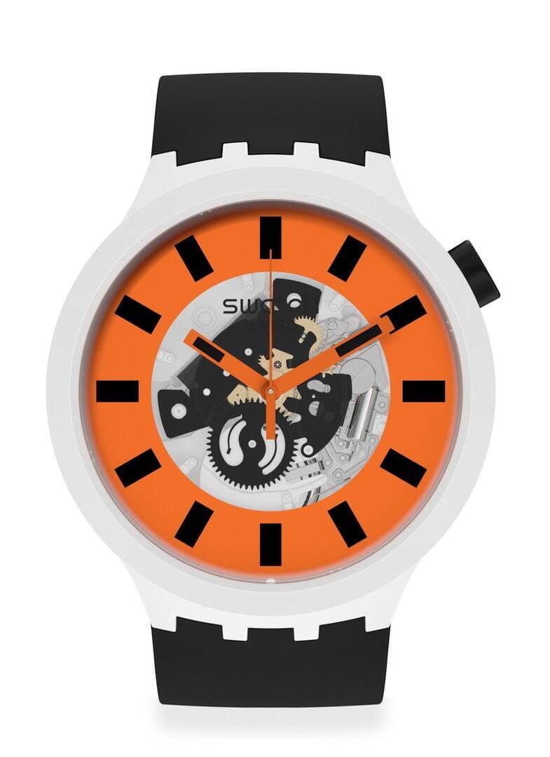 スウォッチの腕時計「ビッグボールド バイオセラミック」マルチカラーの新作、軽量かつシルキーな肌触り コピー