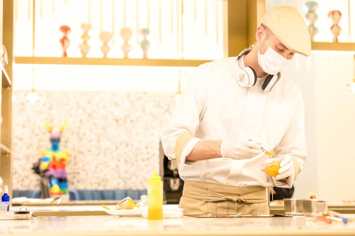 W 大阪×ピエール・エルメ・パリのペストリーバー、“割烹料理”のような新感覚デザートコース コピー