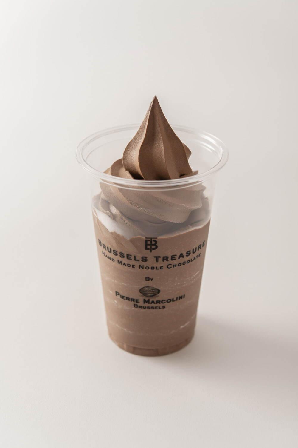 ピエール マルコリーニ“メロン×ホワイトチョコアイス”のパフェ＆フローズンショコラドリンク コピー