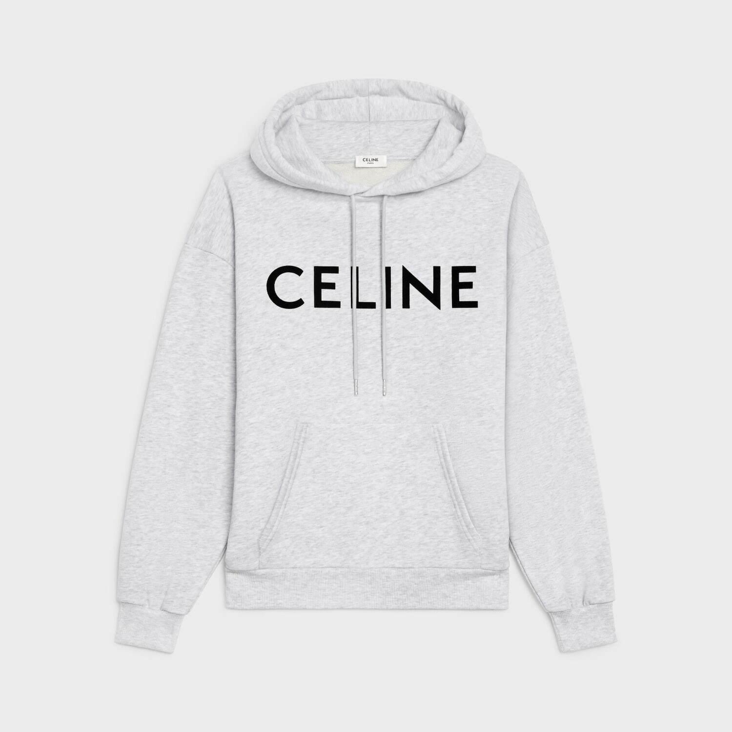 セリーヌの“CELINE”ロゴTシャツ＆フーディー、パッカブル仕様のウィンドブレーカーも コピー