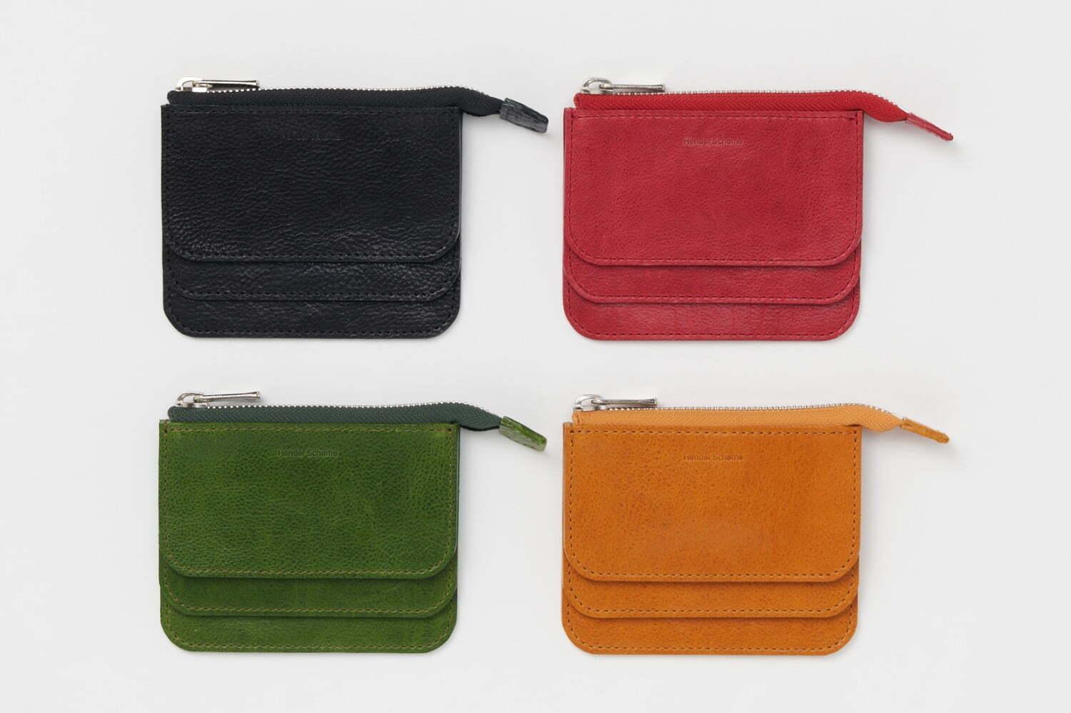 エンダースキーマの新作レザー小物＆バッグなど、“香り高いレザー”のレイヤード財布やキルティングバッグ 