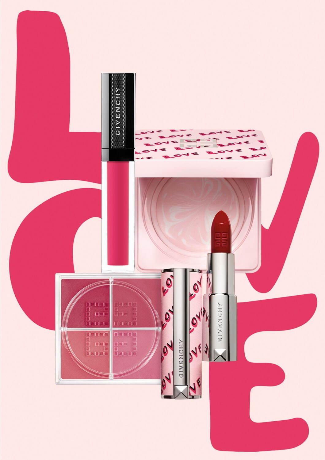 ジバンシイ21年秋コスメ、“LOVE”ロゴデザインのセミマットリップ&クリーム コンパクト コピー ジバンシイ21年秋コスメ、“LOVE”ロゴデザインのセミマットリップ&クリーム コンパクト コピー