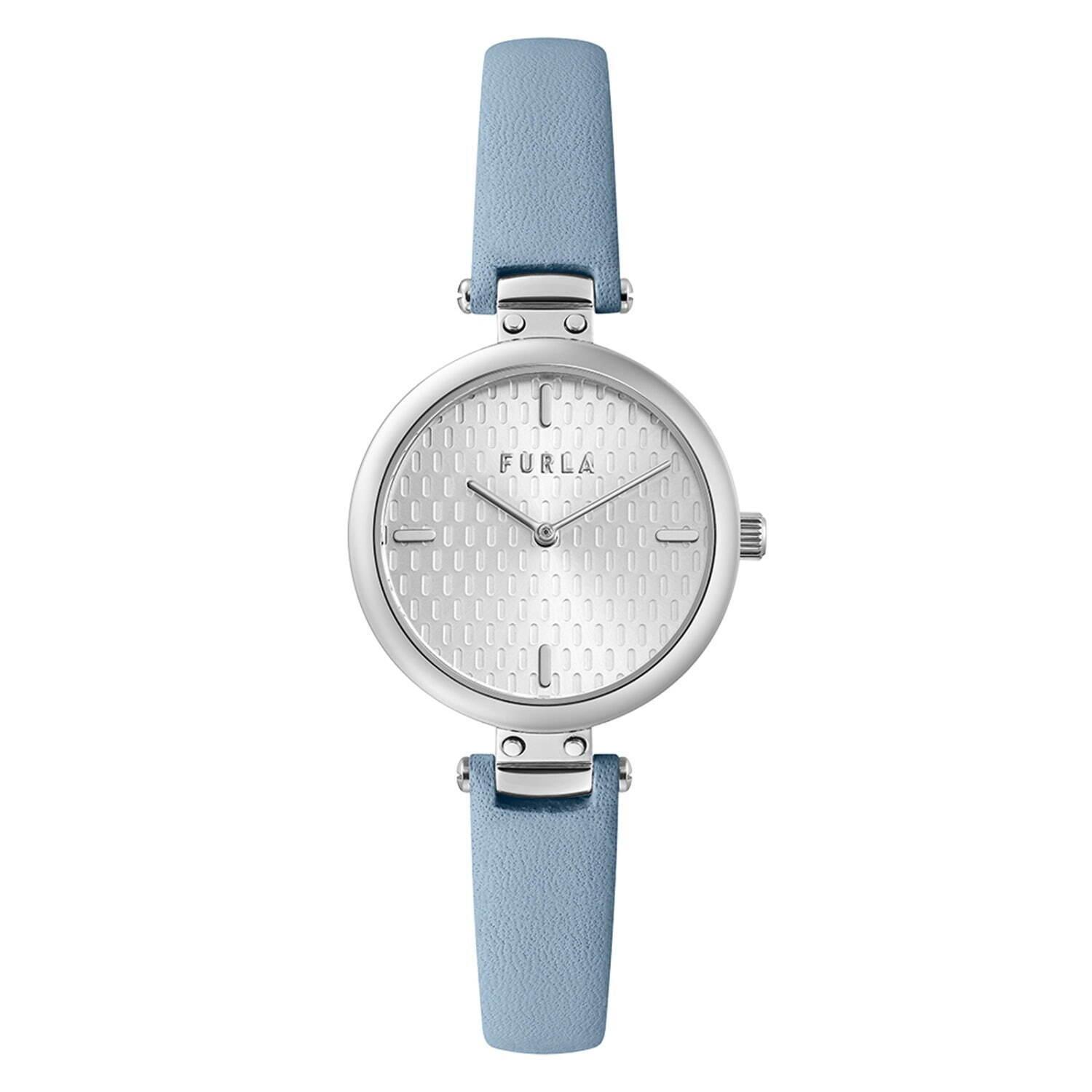 フルラ“夏の空”着想の新作腕時計、爽やかなスカイブルーのレザーベルト コピー