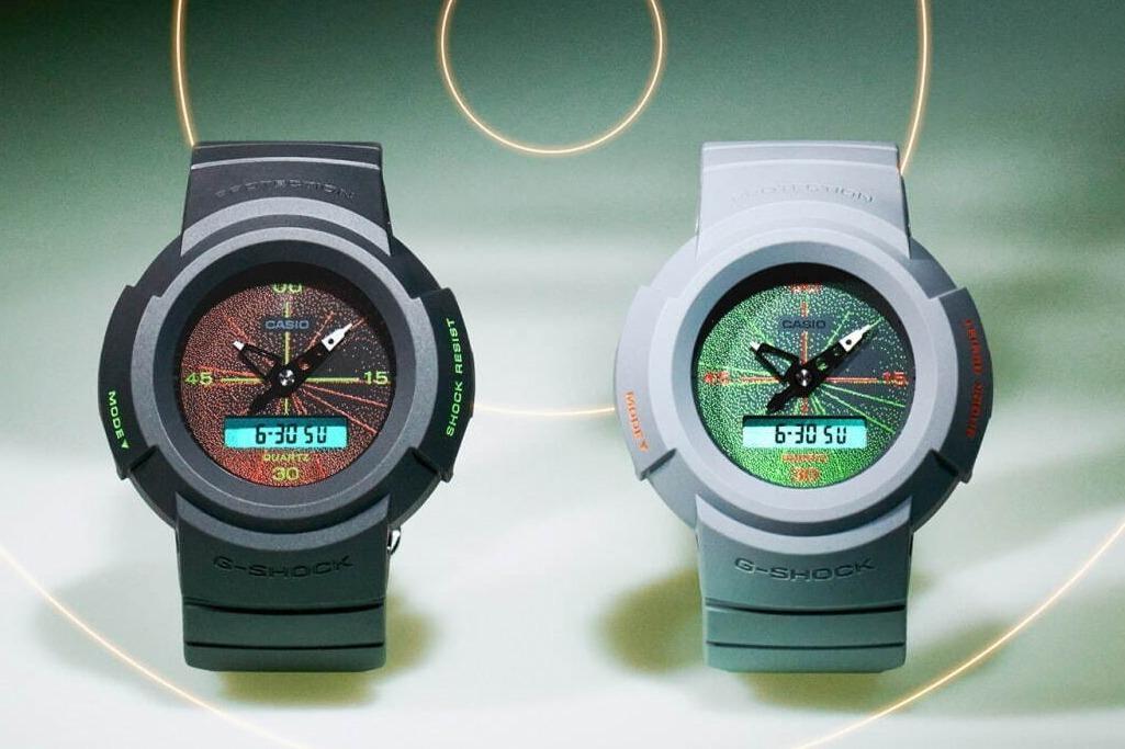 G-SHOCK“夜の音楽シーン着想”レザー柄が浮かび上がる新ウオッチ、YOSHIROTTENとコラボ 