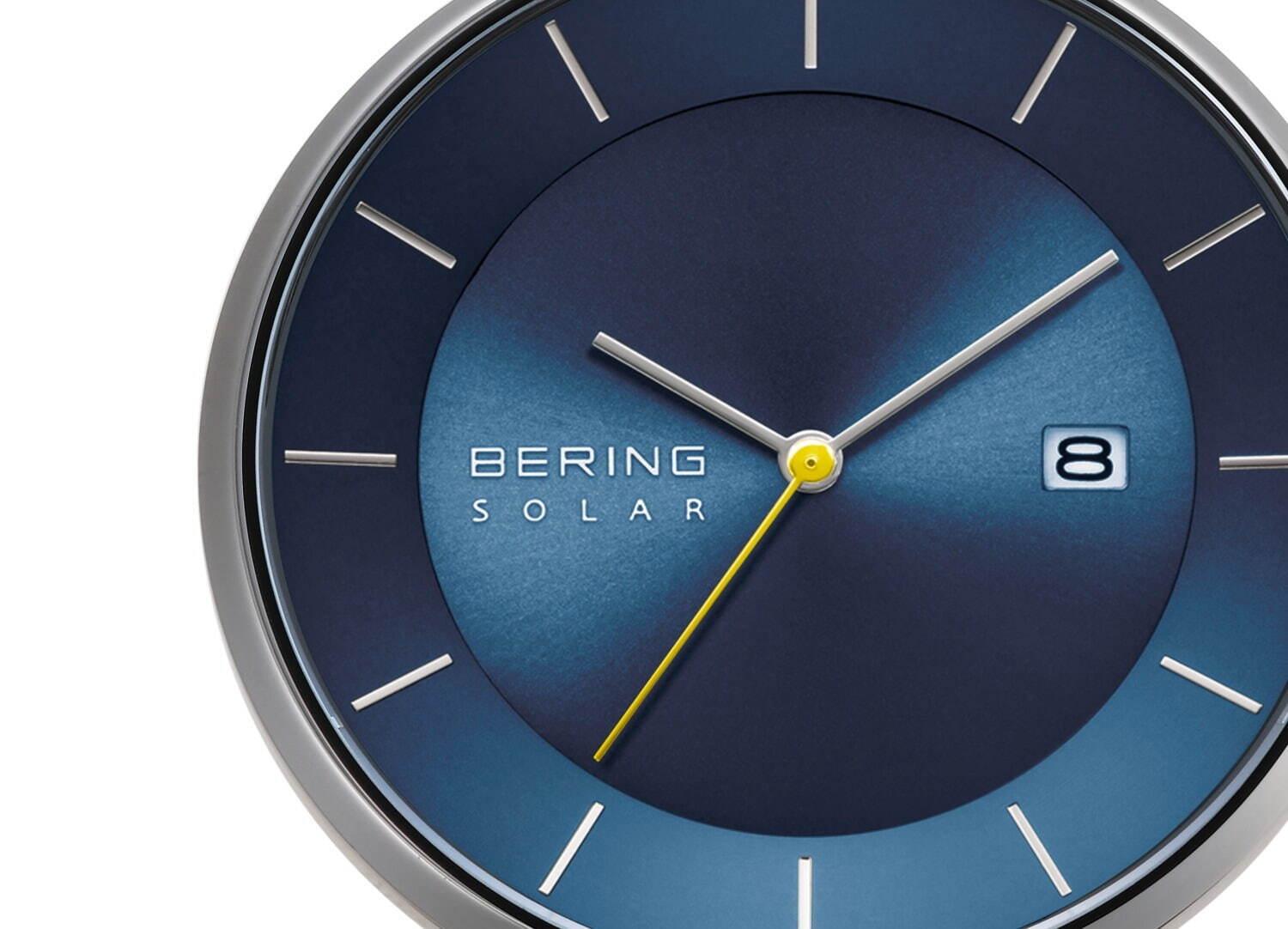 ベーリング“日本＆デンマークの自然”着想の腕時計、海面を照らす月明かりイメージの秒針 コピー