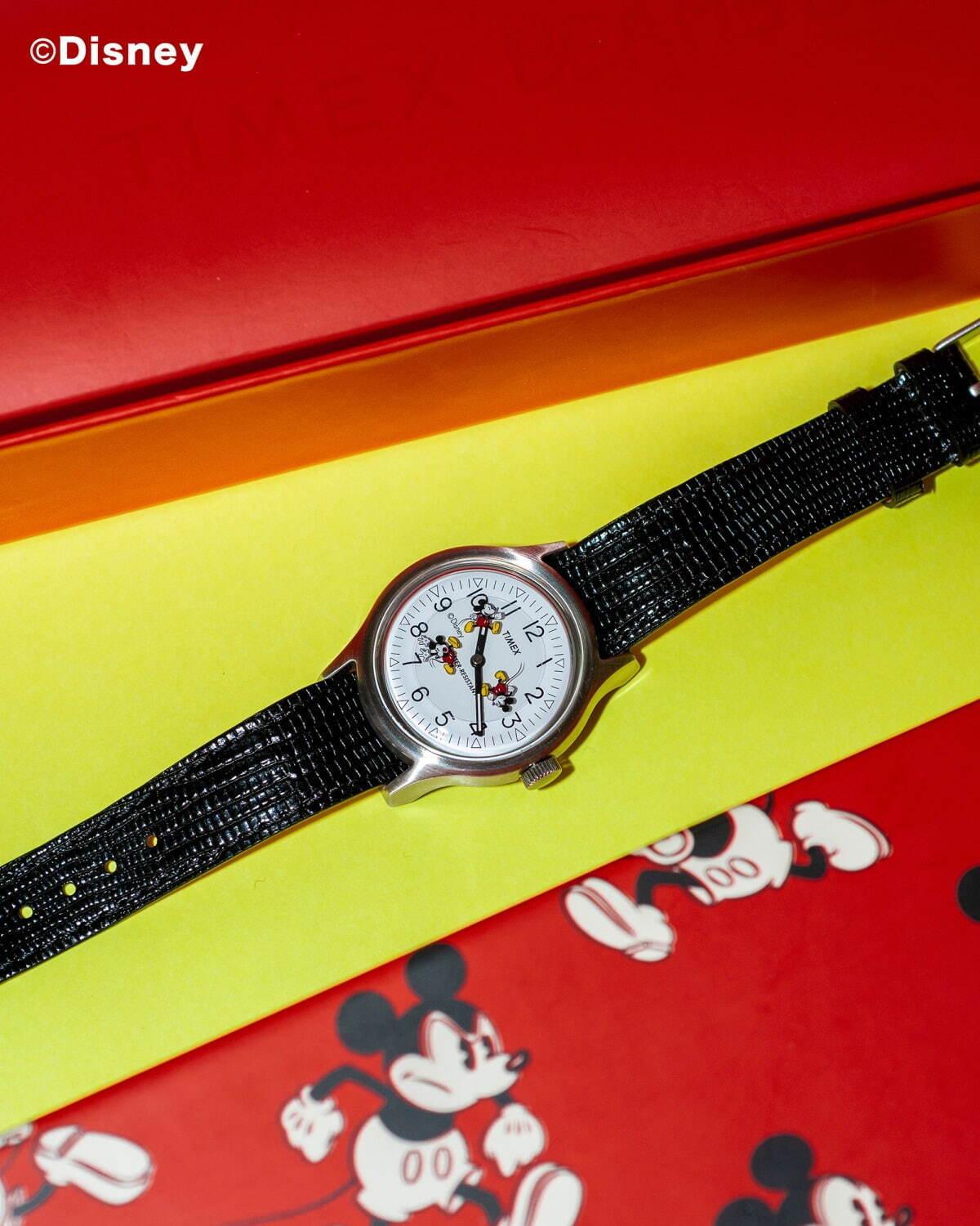 タイメックスとビームス ボーイ“くるくると回る”ディズニー/ミッキーマウスデザインの腕時計 コピー