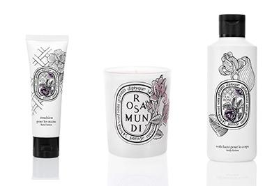 ディプティック(diptyque)、バラの香りの人気シリーズから限定キャンドル&ボディローション 