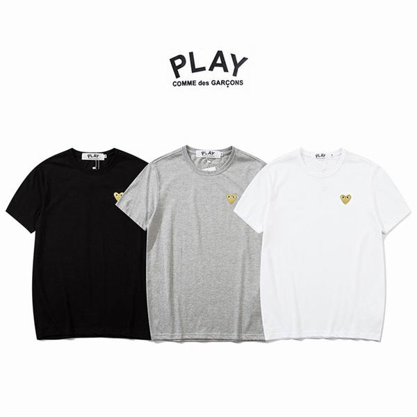 コムデギャルソン黄色ミニロゴ半袖tシャツ コーディネートの定番 ...
