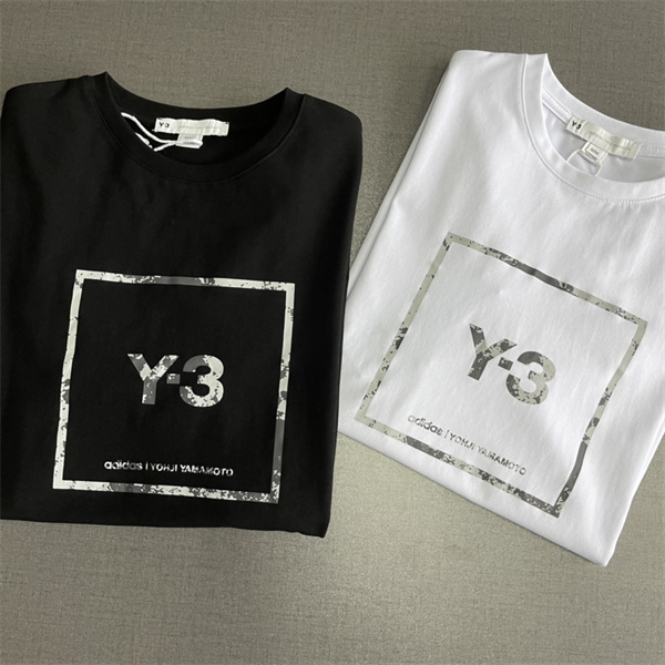 ワイ・スリー Y-3 ロゴ コピー 山本耀司 丸首 半袖ｔシャツ