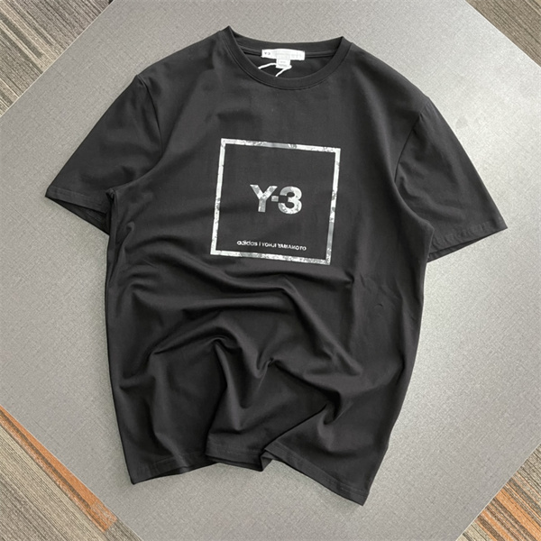 ワイ・スリー Y-3 ロゴ コピー 山本耀司 丸首 半袖ｔシャツ