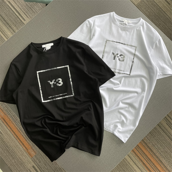 ワイ・スリー Y-3 ロゴ コピー 山本耀司 丸首 半袖ｔシャツ