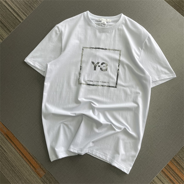 ワイ・スリー Y-3 ロゴ コピー 山本耀司 丸首 半袖ｔシャツ