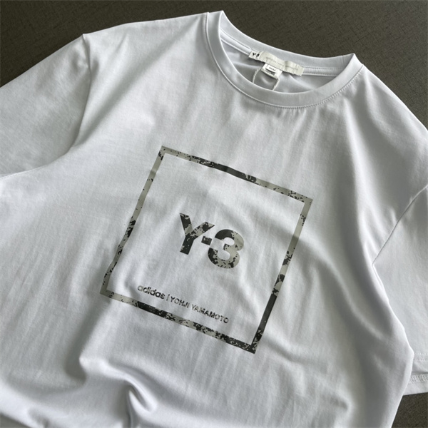 ワイ・スリー Y-3 ロゴ コピー 山本耀司 丸首 半袖ｔシャツ