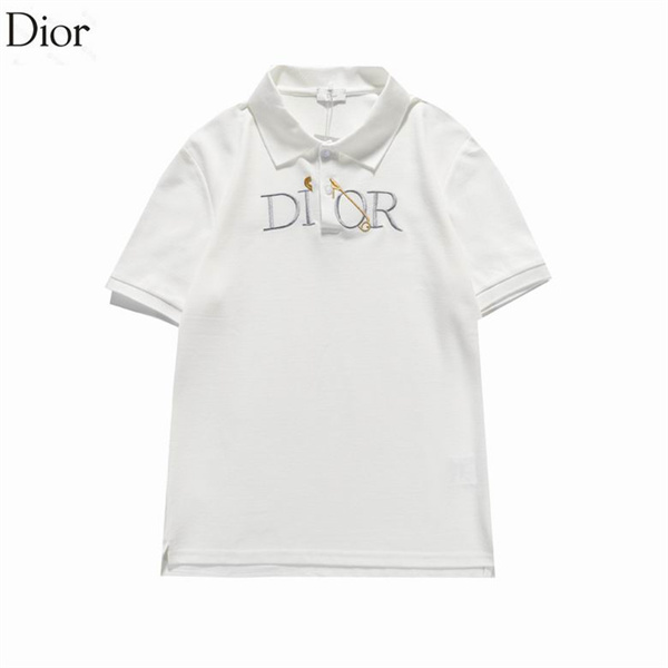 DIOR メンズ 半袖ポロシャツ 人気ブランドロゴ ディオール 人気偽物 通販