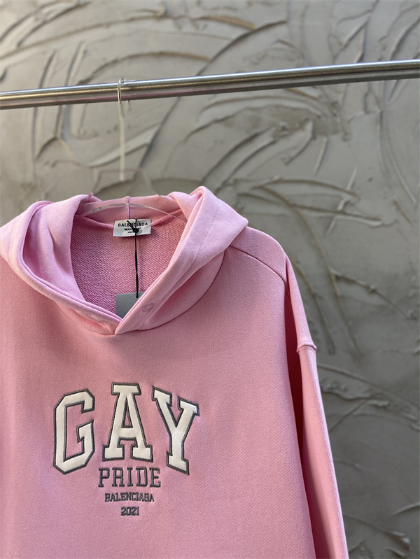 Balenciaga新品GAY刺绣パーカー 引き続きトレンド人気色 男女問わず ...